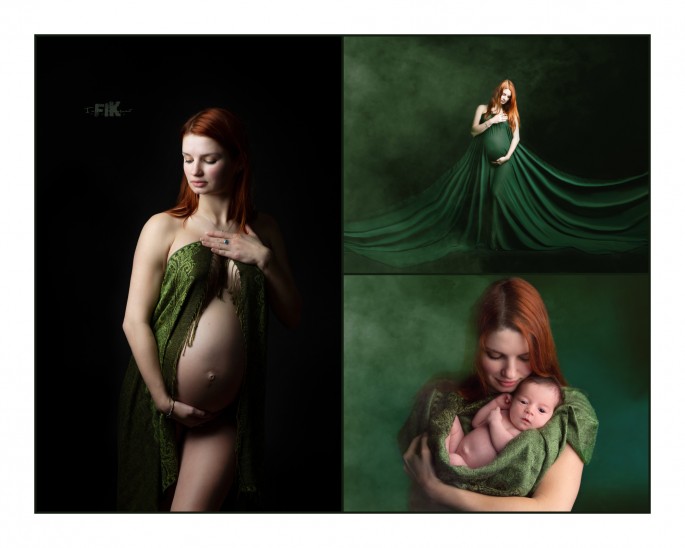 těhotenské a newborn focení