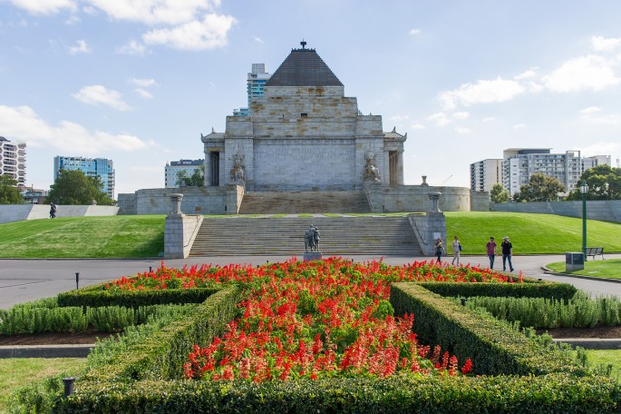 Památník Shrine of Remembrance