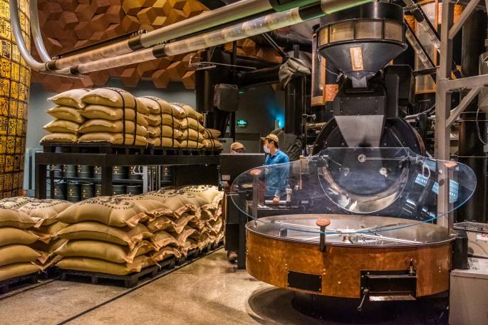 čínský deník blog fotografky foto ivet k iveta krausova starbucks roastery Shanghai