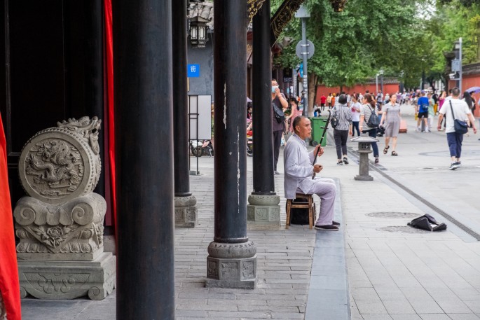 čínský deník blog fotografky foto ivet k iveta krausova chengdu wenshu temple