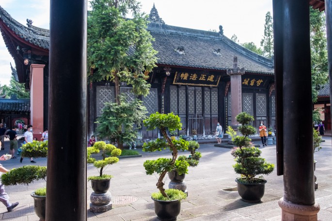 čínský deník blog fotografky foto ivet k iveta krausova chengdu wenshu temple