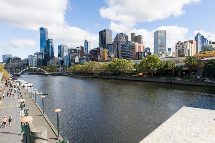 Yarra river nábřeží