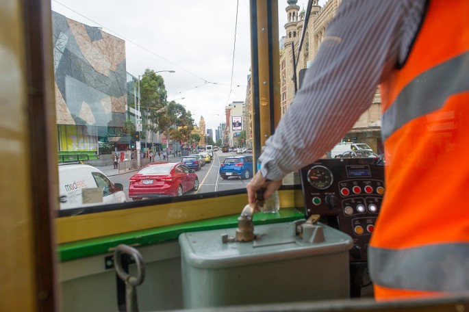 Melbourne city circle tram