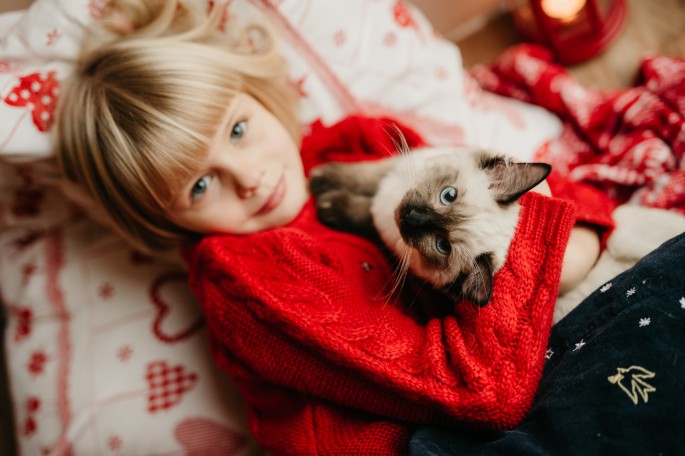 lifestylové focení rodinné focení s kočkou