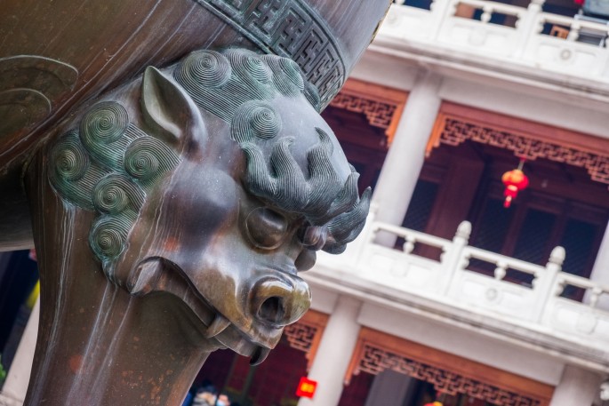 čínský deník blog fotografky foto ivet k iveta krausova jing´an tempel Šanghaj