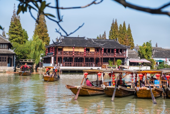 čínský deník blog fotografky foto ivet k iveta krausova vodní město Zhujiajiao