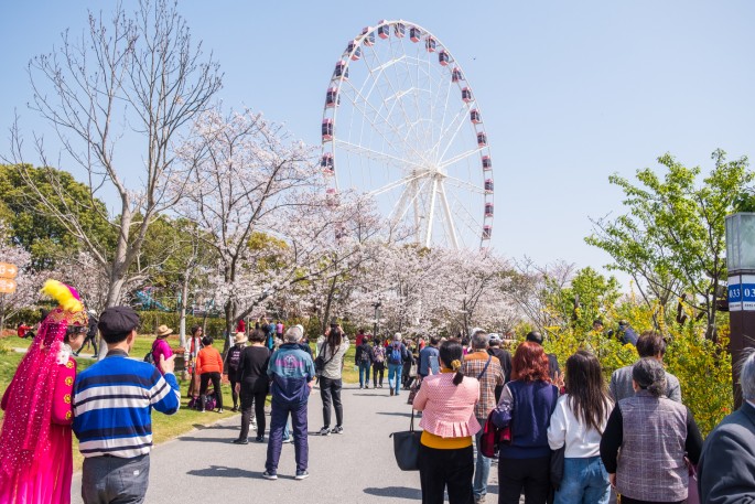 čínský deník blog fotografky foto ivet k iveta krausova Gucun park Šanghaj