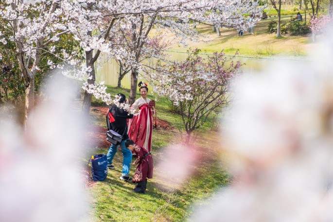 čínský deník blog fotografky foto ivet k iveta krausova Gucun park Šanghaj