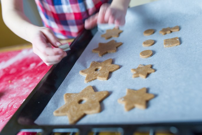 lifestylové focení vánoce pečení cukroví s dětmi