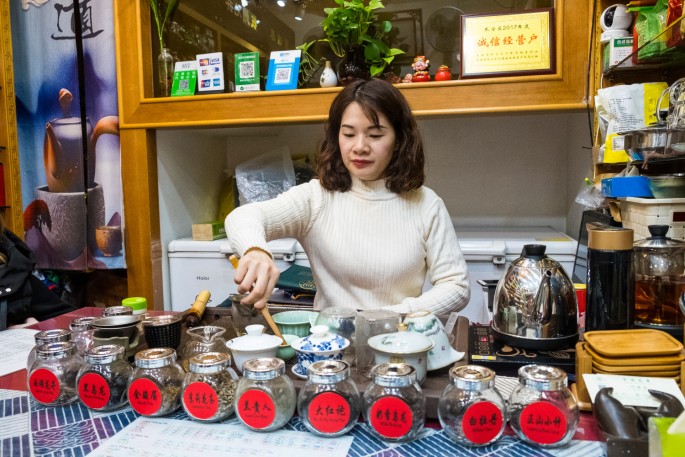 čínský deník blog fotografky foto ivet k iveta krausova tea market čajový trh