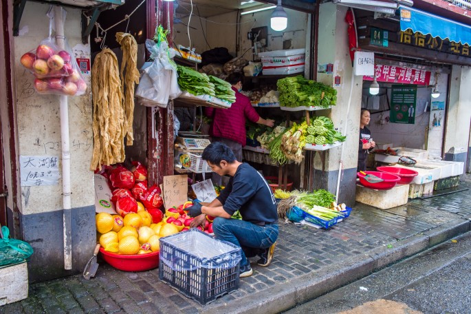 čínský deník blog fotografky foto ivet k iveta krausova uličky kolem yuyuan garden