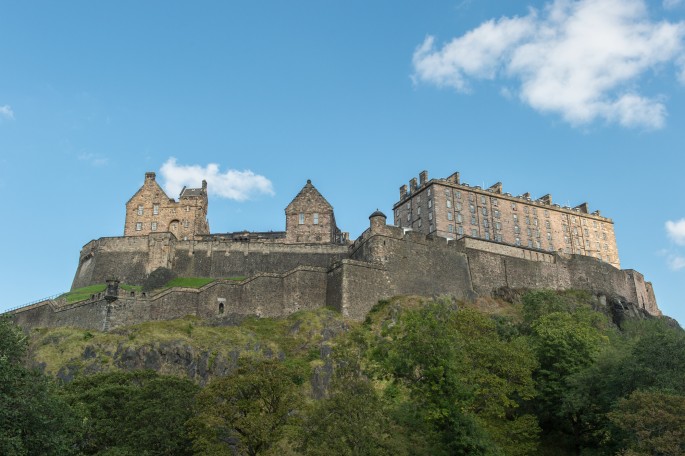blog o cestování Skotskem, Edinburg a hrad