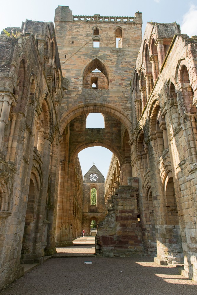 blog o cestování do Skotska - oblast Borders Jedburg Abbey