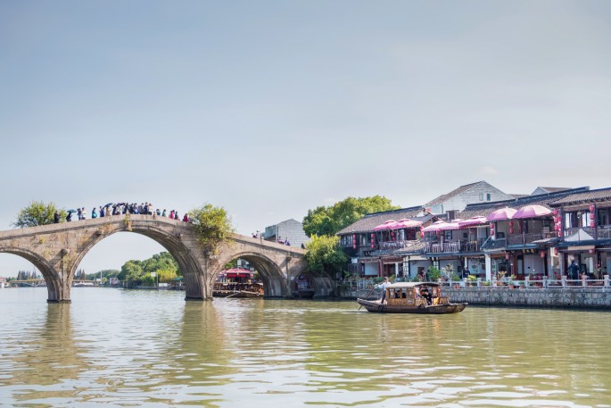 čínský deník blog fotografky foto ivet k iveta krausova vodní město Zhujiajiao