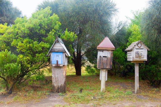 poštovní schránky Austrálie