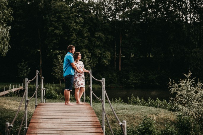 těhotenské lifestylové focení exterierové