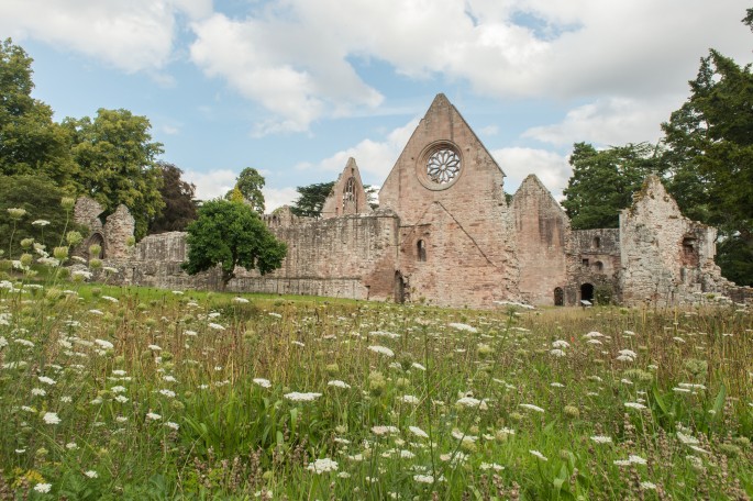 blog o cestování do Skotska - oblast Borders Dryburgh Abbey