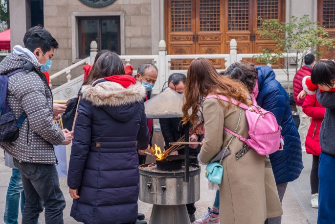 čínský deník blog fotografky foto ivet k iveta krausova jing´an tempel Šanghaj