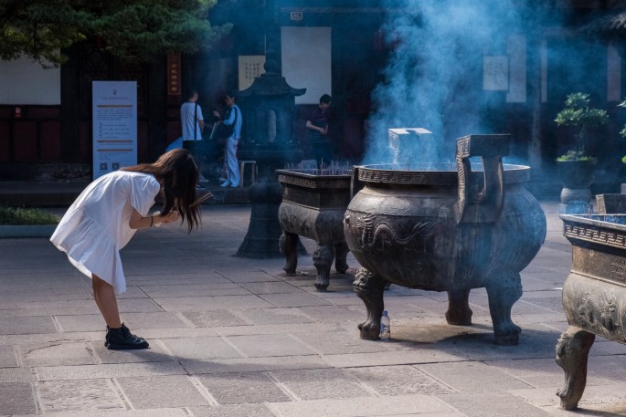 čínský deník blog fotografky foto ivet k iveta krausova chengdu wenshu temple