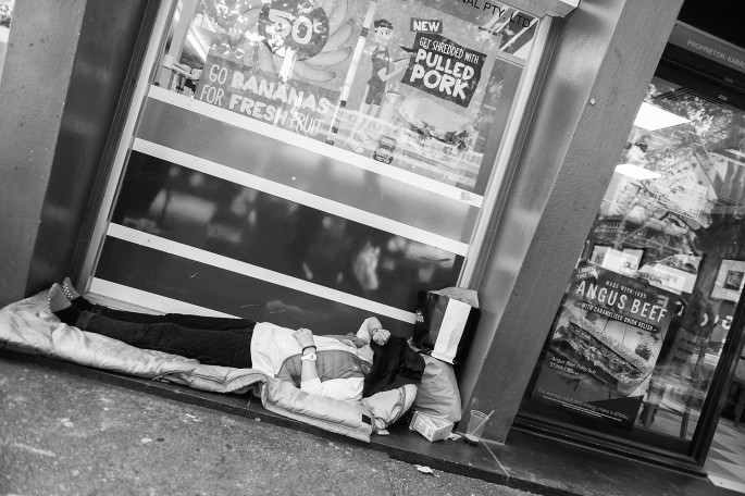 homeless Melbourne