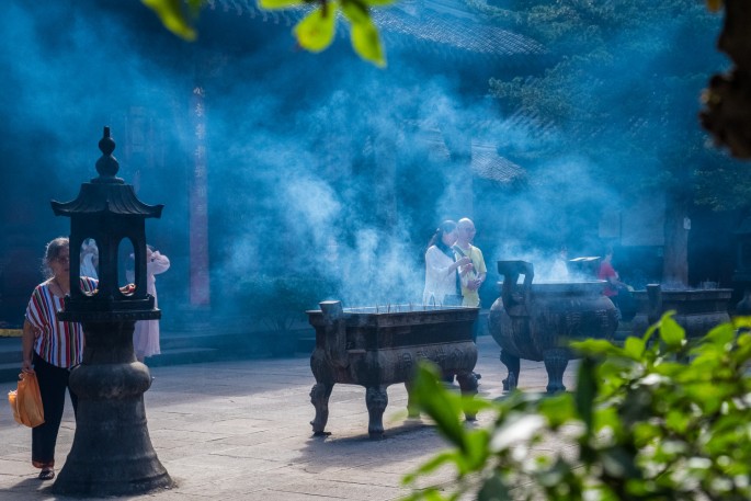 čínský deník blog fotografky foto ivet k iveta krausova chengdu wenshu temple