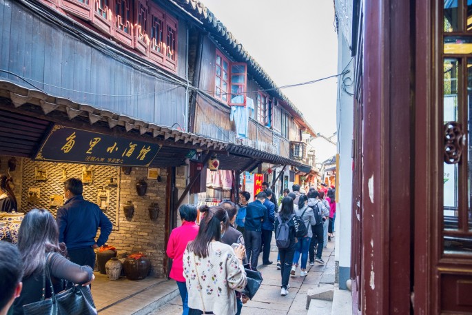 čínský deník blog fotografky foto ivet k iveta krausova vodní město Zhujiajiao