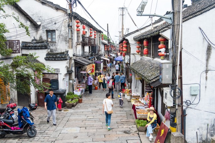 čínský deník blog fotografky foto ivet k iveta krausova Fengjing town Peasant painters village Shanghai