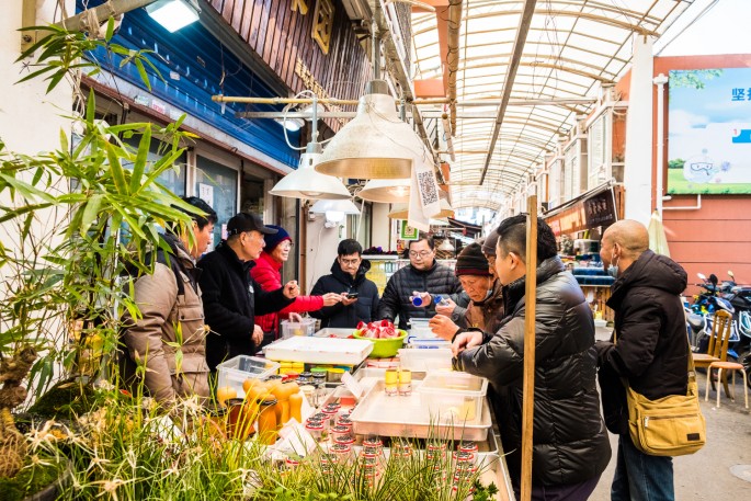 čínský deník blog fotografky foto ivet k iveta krausova hmyzí zvířecí trh Lanling