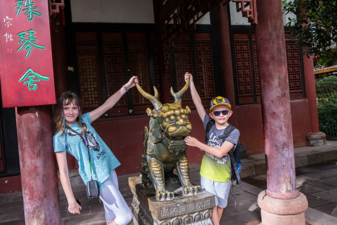 čínský deník blog fotografky foto ivet k iveta krausova chengdu wenshu temple