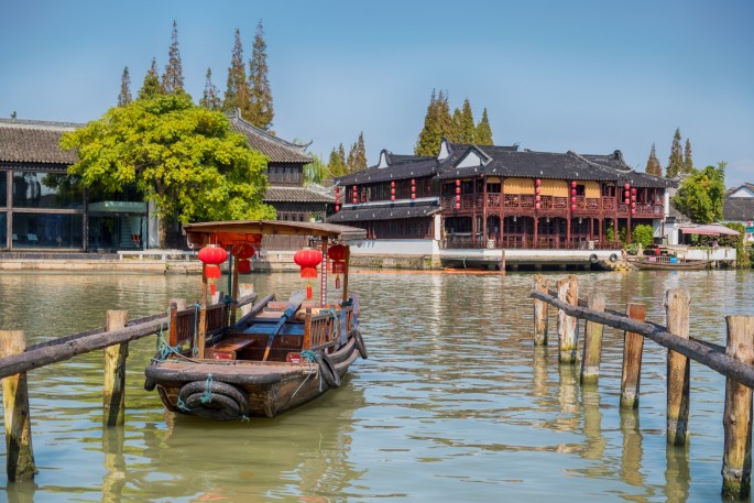 čínský deník blog fotografky foto ivet k iveta krausova vodní město Zhujiajiao