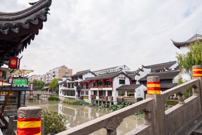 čínský deník blog fotografky foto ivet k iveta krausova quibao vodní město Šanghaj