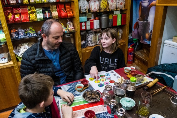 čínský deník blog fotografky foto ivet k iveta krausova tea market čajový trh