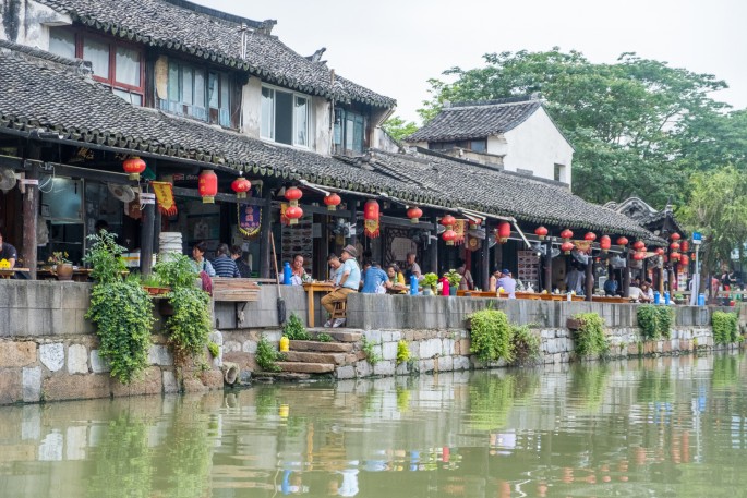 čínský deník blog fotografky foto ivet k iveta krausova Fengjing town Peasant painters village Shanghai