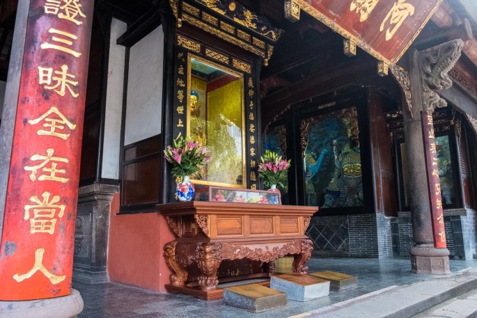 čínský deník blog fotografky foto ivet k iveta krausova chengdu wenshu temple