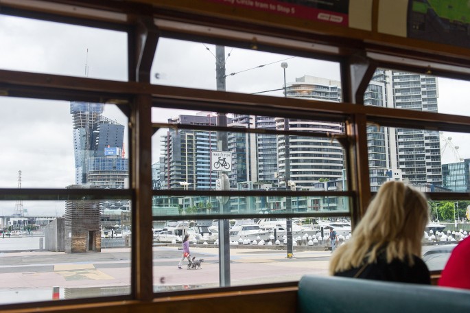 Melbourne city circle tram