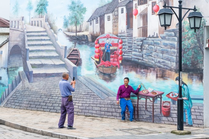 čínský deník blog fotografky foto ivet k iveta krausova Fengjing town Peasant painters village Shanghai