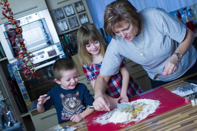 lifestylové focení vánoce pečení cukroví s dětmi