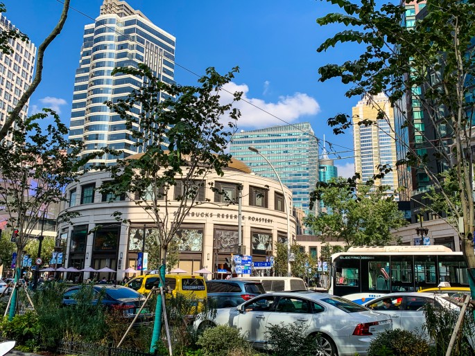 čínský deník blog fotografky foto ivet k iveta krausova starbucks roastery Shanghai