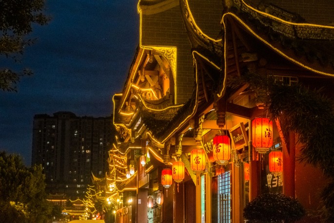 čínský deník blog fotografky foto ivet k iveta krausova chengdu wenshu temple