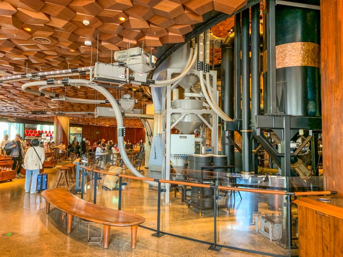 čínský deník blog fotografky foto ivet k iveta krausova starbucks roastery Shanghai