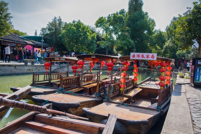 čínský deník blog fotografky foto ivet k iveta krausova vodní město Zhujiajiao