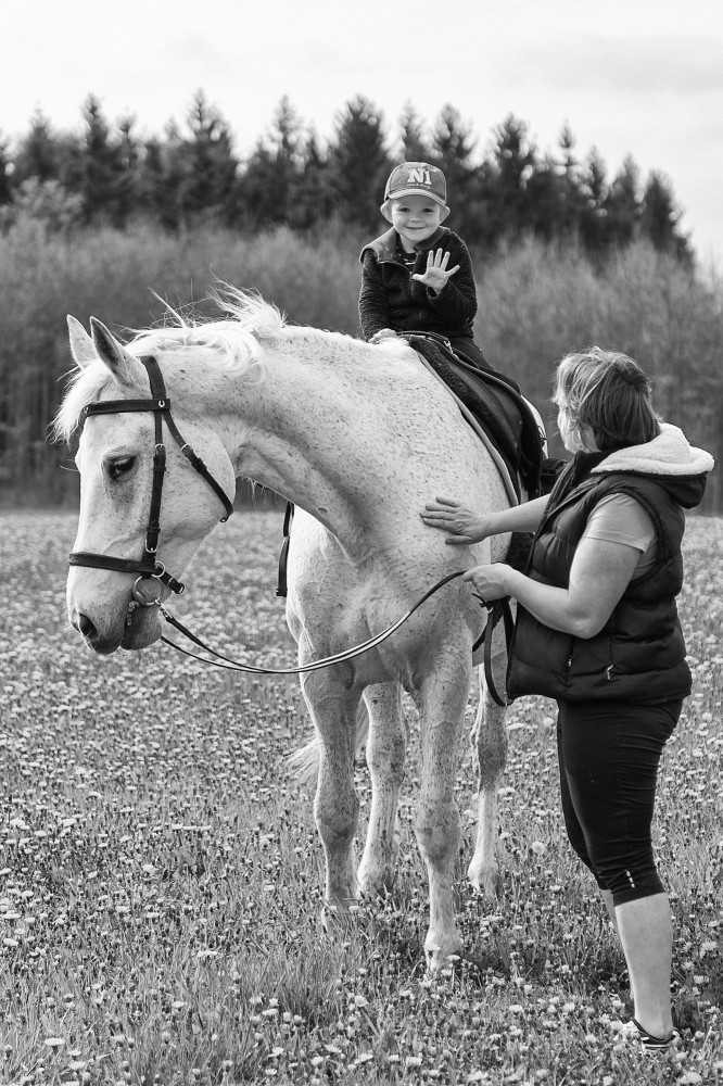 vyjížďka děti na koni