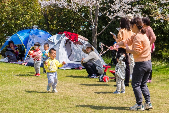 čínský deník blog fotografky foto ivet k iveta krausova Gucun park Šanghaj