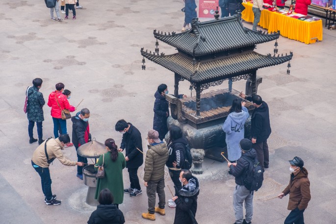 čínský deník blog fotografky foto ivet k iveta krausova jing´an tempel Šanghaj