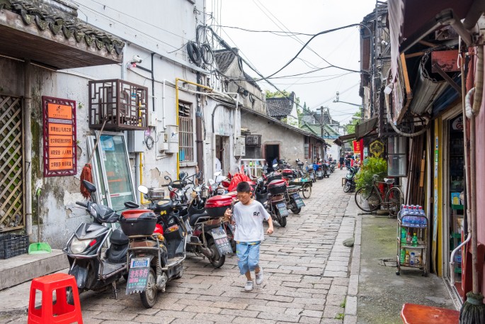 čínský deník blog fotografky foto ivet k iveta krausova Fengjing town Peasant painters village Shanghai