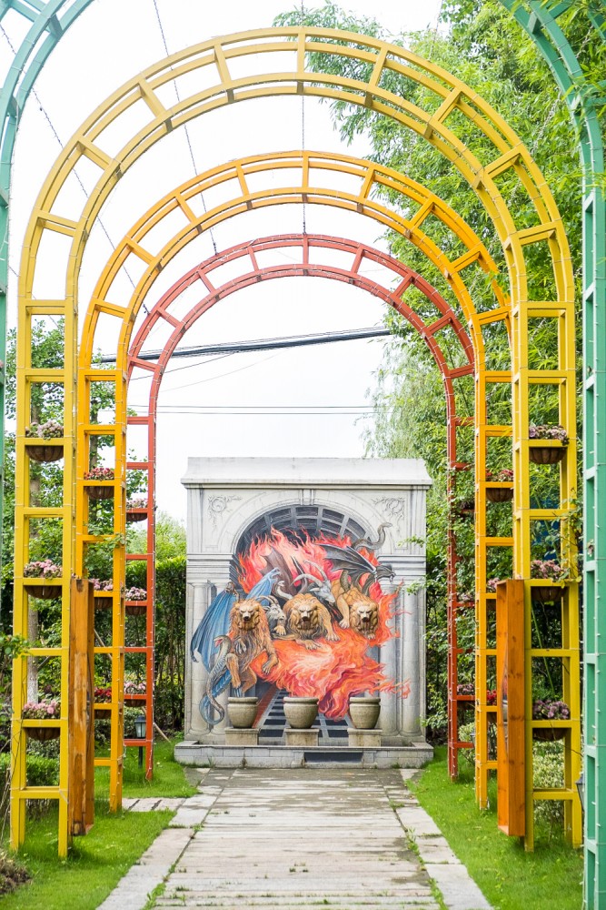čínský deník blog fotografky foto ivet k iveta krausova Fengjing town Peasant painters village Shanghai