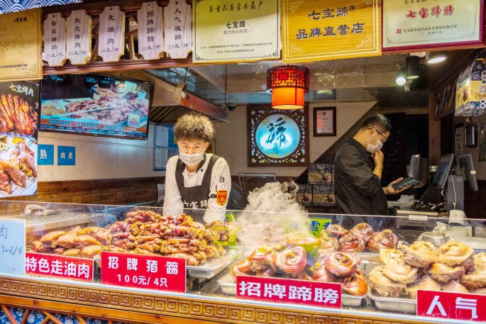 čínský deník blog fotografky foto ivet k iveta krausova quibao vodní město Šanghaj
