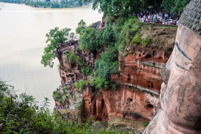 čínský deník blog fotografky foto ivet k iveta krausova panda base chengdu giant buddha leshan china