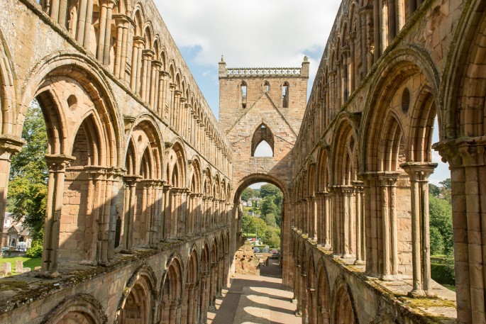blog o cestování do Skotska - oblast Borders Jedburg Abbey