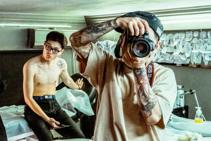 čínský deník blog fotografky foto ivet k iveta krausova tattoo tetovani Šanghaj Bole